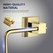 Kibi Cube Bathroom Towel Ring - Brush Gold. KBA1506BG - alternate 5